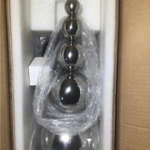 IM INNERMOST BUBBLE STEVE JONES CHROME SILVER CEILING FIXTURE PENDANT SWAG LIGHT